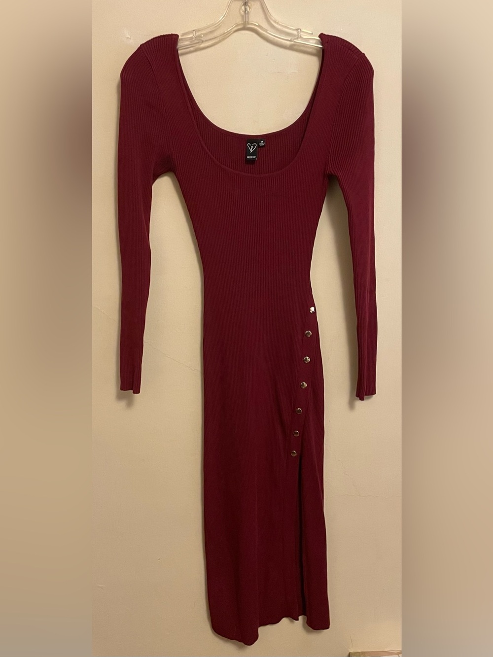 Windsor Bodycon Dress in Wine